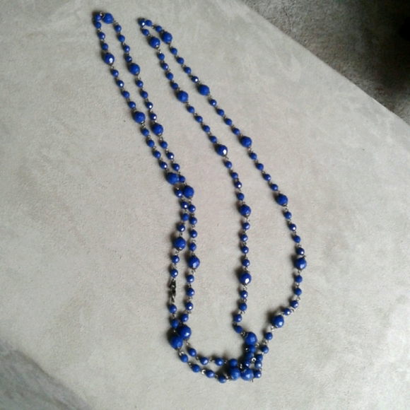 Blue faceted beads - Picture 1 of 1